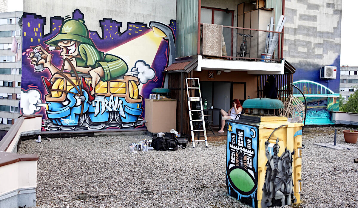 Dugave Rooftops, 2022, Zagreb